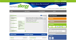 Desktop Screenshot of apallergy.org